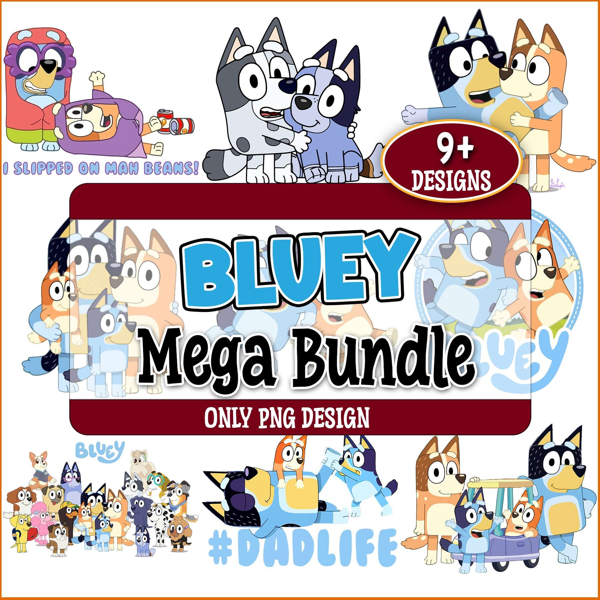 Birthday boy alphabet bluey svg bundle