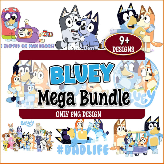 Birthday boy alphabet bluey svg bundle