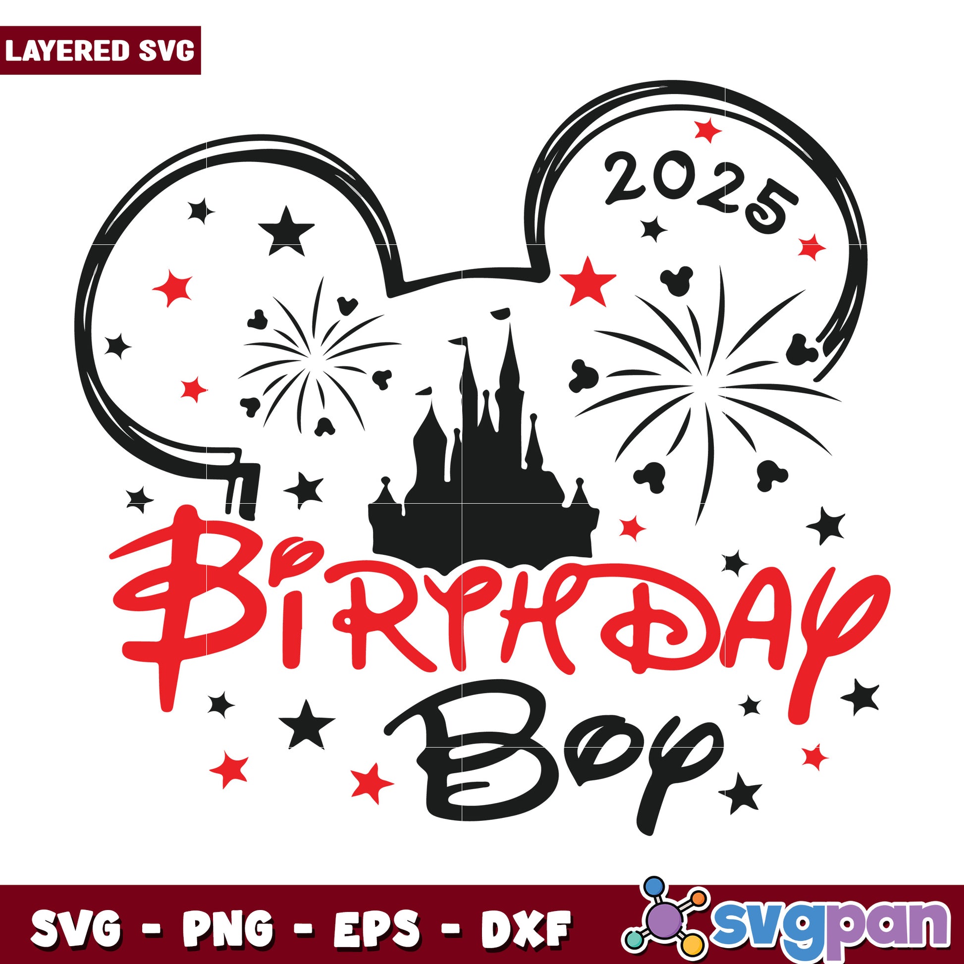 Birthday boy svg, disney movies svg, family vacation svg