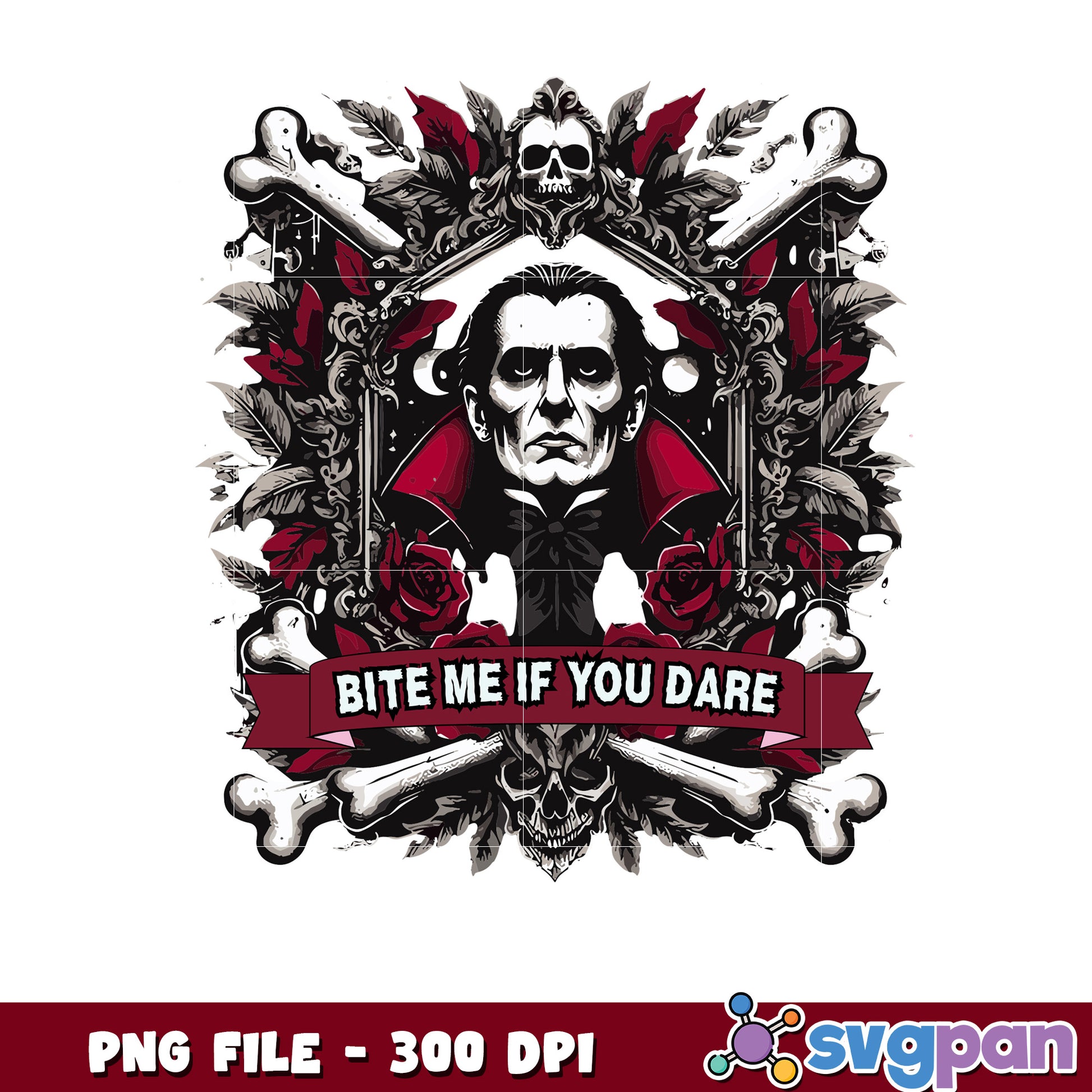 Bite me if you dare png, halloween horror characters png, halloween town png