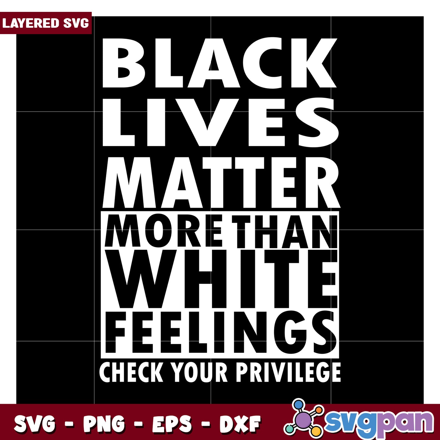 Black Lives Matter Design for SVG Cut Files, Promote Equality Today