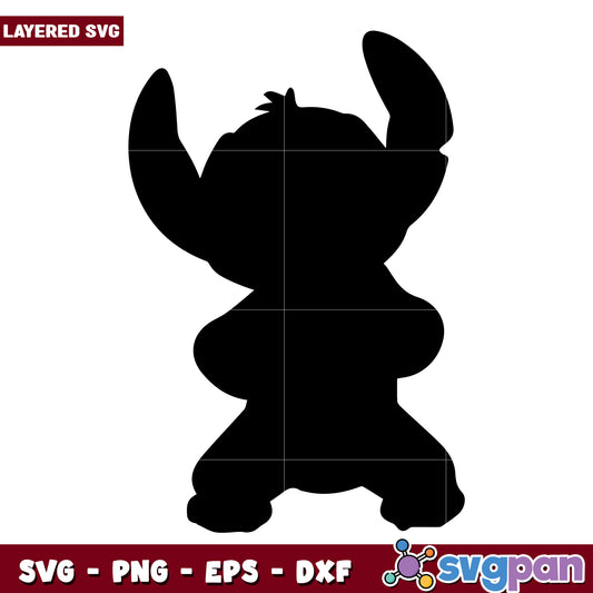 Black stitch design svg, lilo and stitch toys svg, lilo and stitch movie svg