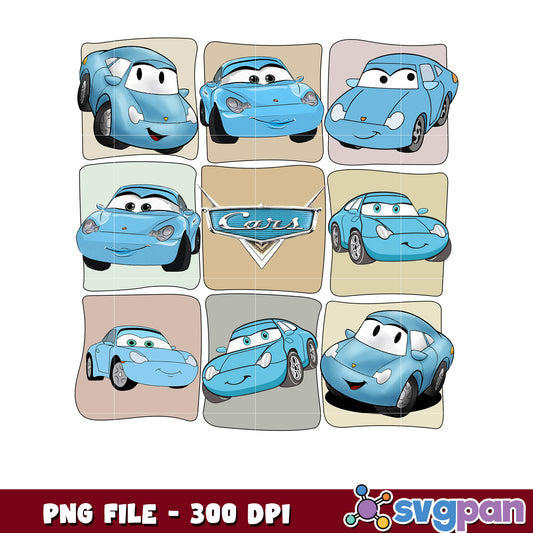 Blue car character cars movie png, disneyland png, disney movies png