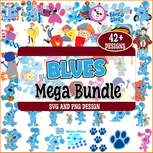 Blues clues design svg bundle