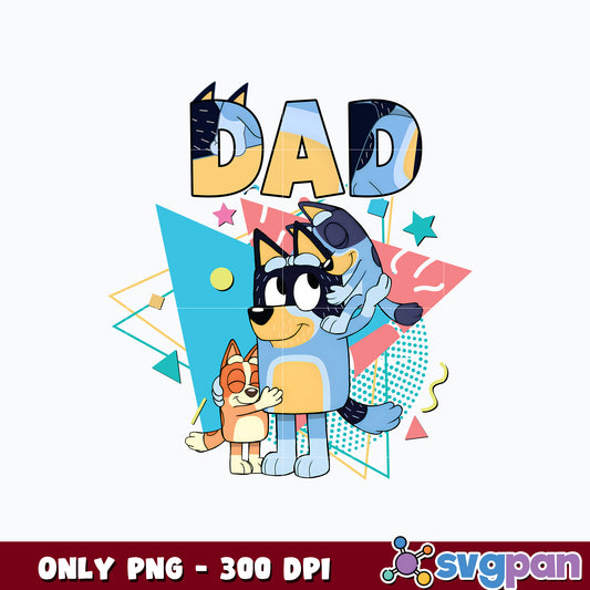 Bluey bingo and dad png