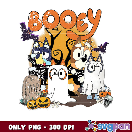 Bluey and friends halloween png, bluey halloween png​, bluey png