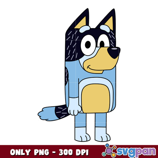 Bluey bandit dog png bundle