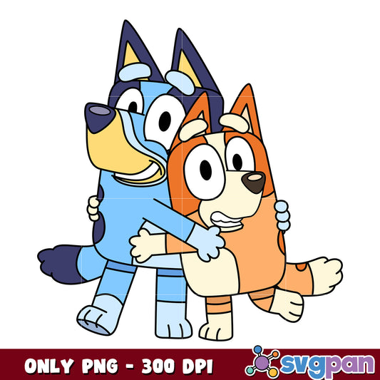 Bluey bingo cartoon png