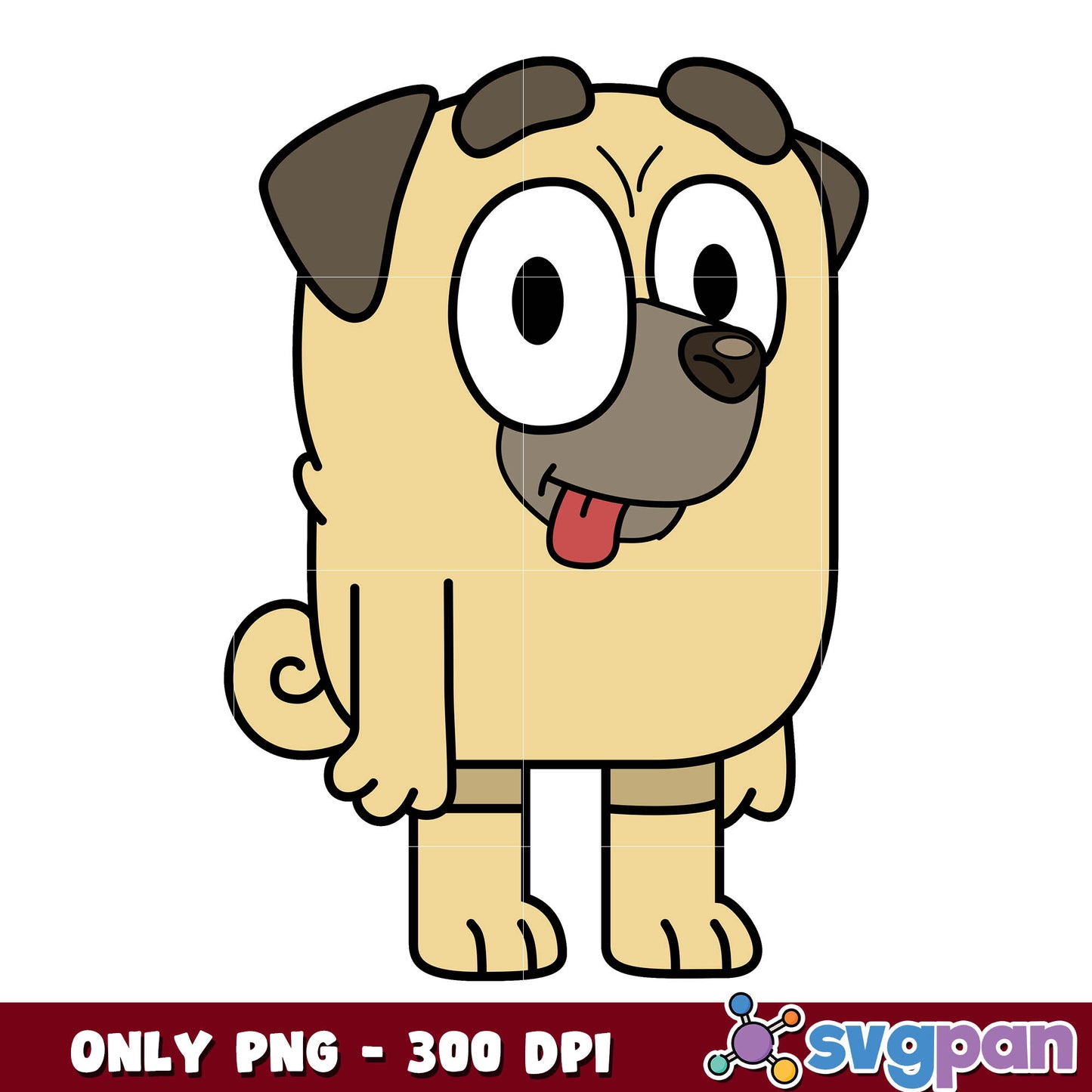 Bluey buddy dog png