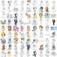 Bluey design collection svg bundle, bluey cake svg, bluey costume svg