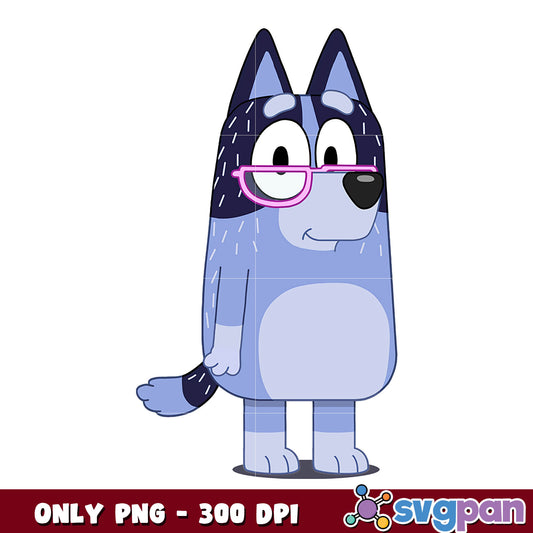 Bluey dog chris png