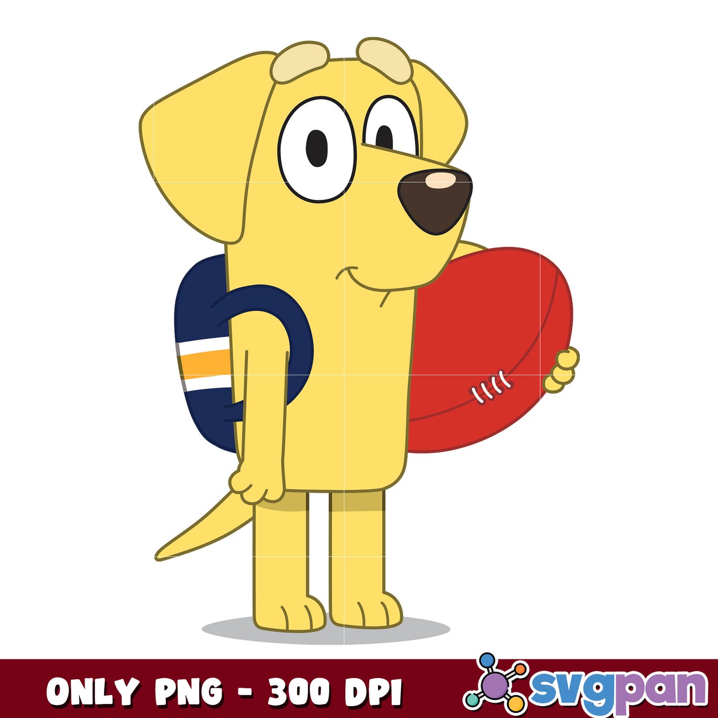 Bluey dog lucky cartoon png