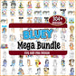 Bluey enormous svg bundle