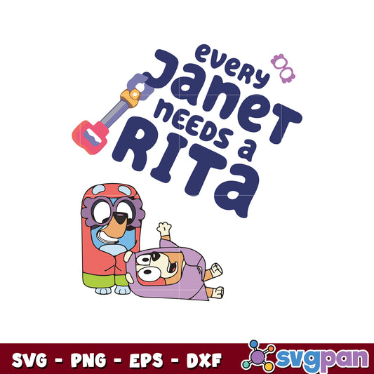 Bluey every рапет needs a rita svg