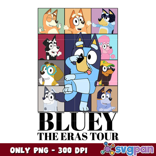 Bluey friends the eras tour png