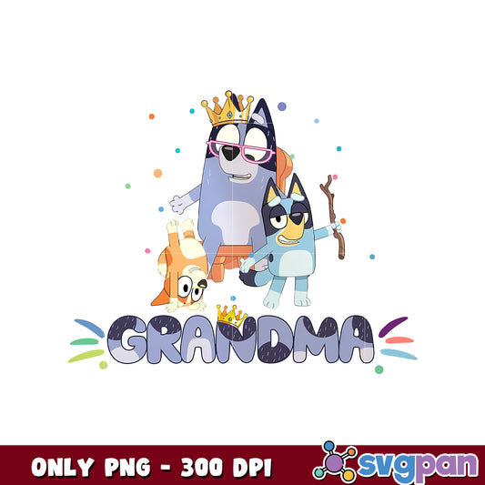 Bluey grandma cartoon png, bluey grandma episode​ png, cartoon png