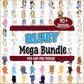 Bluey implicit design svg bundle
