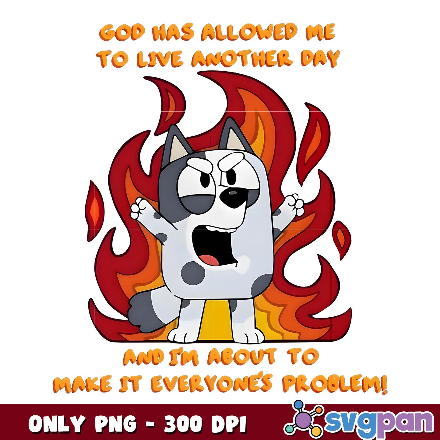 Bluey muffin dog quotes png