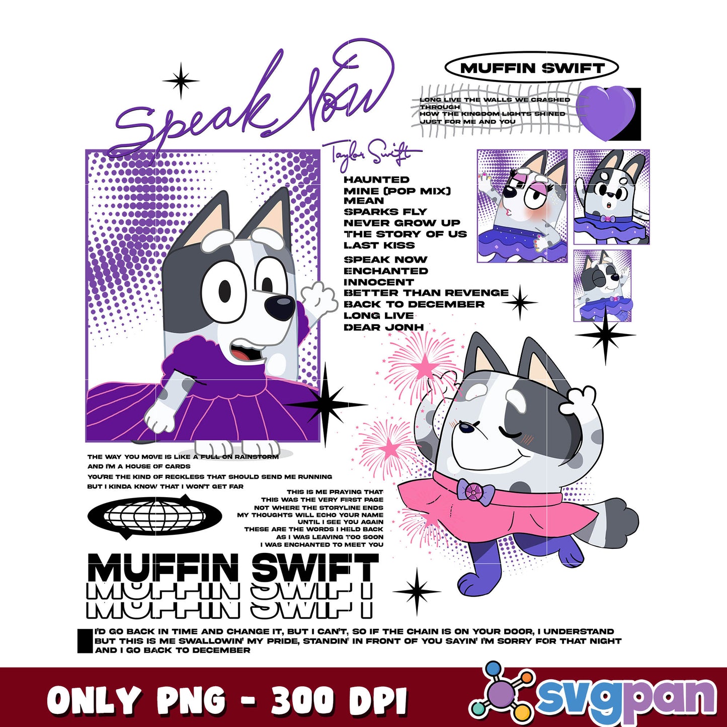 Bluey muffin swift png