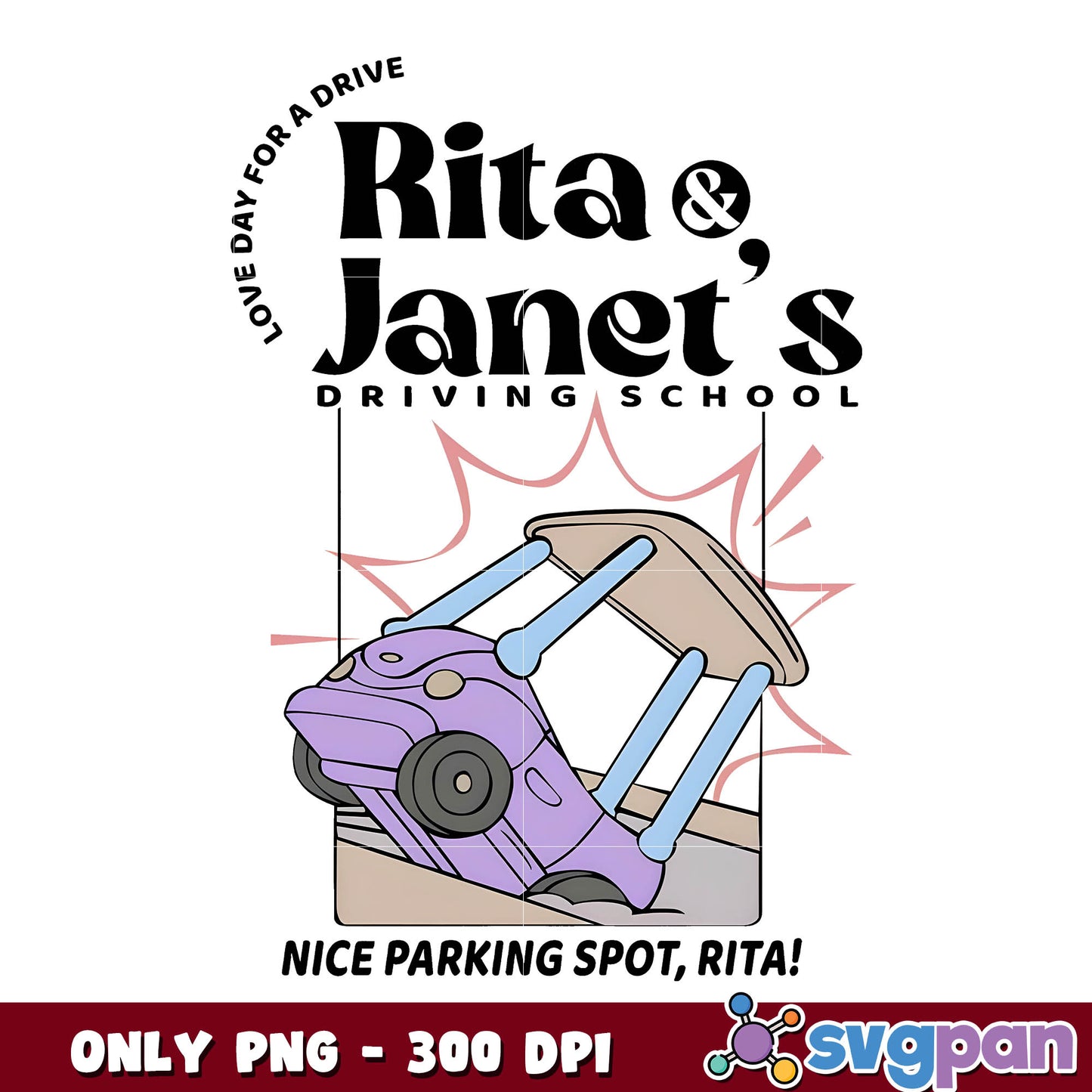 Bluey rita and janets png