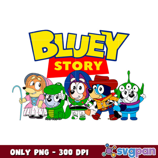 Bluey cartoon toy story png