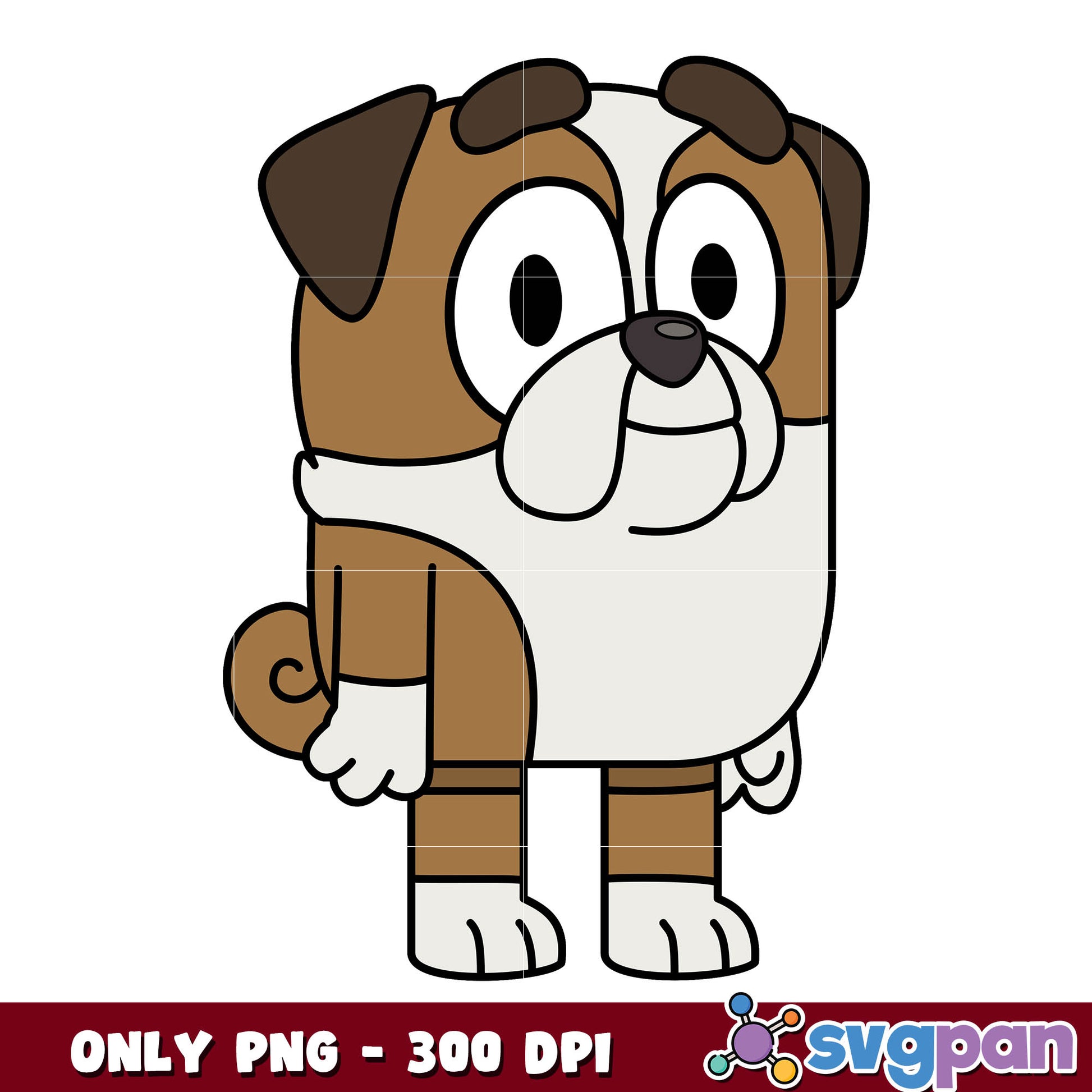 Bluey winton dog png