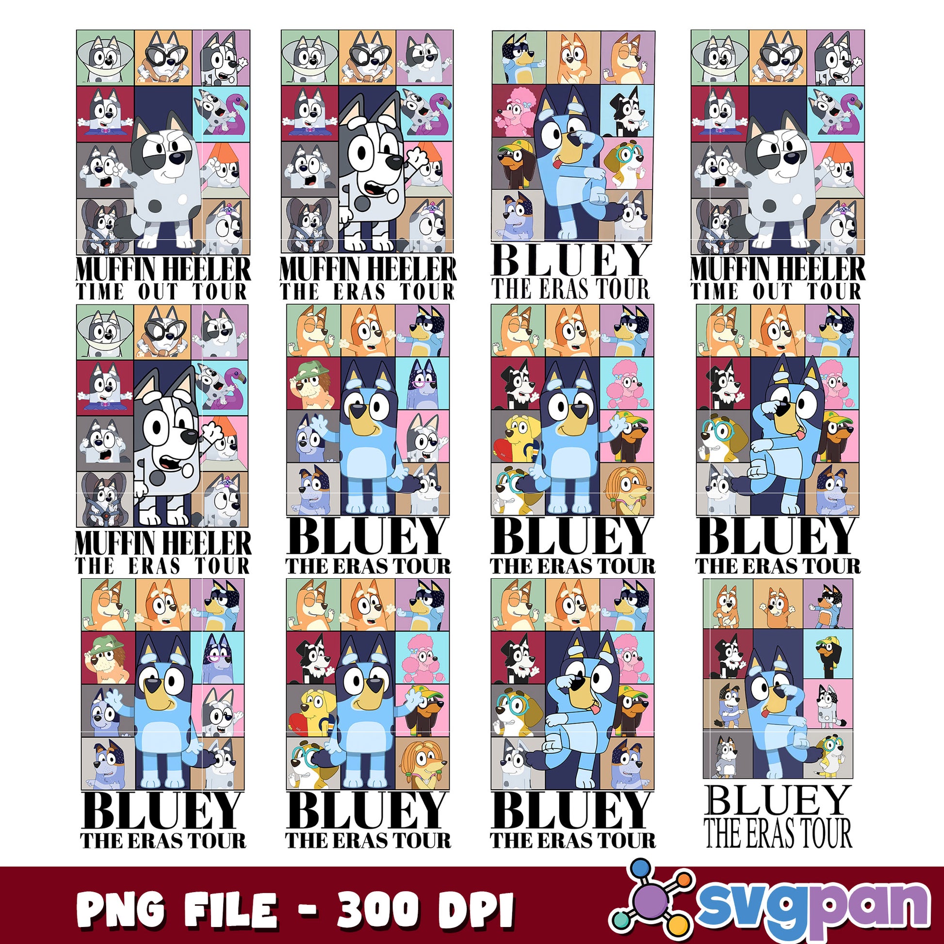 Blumey Eras Tour PNG Bundle 300 DPI