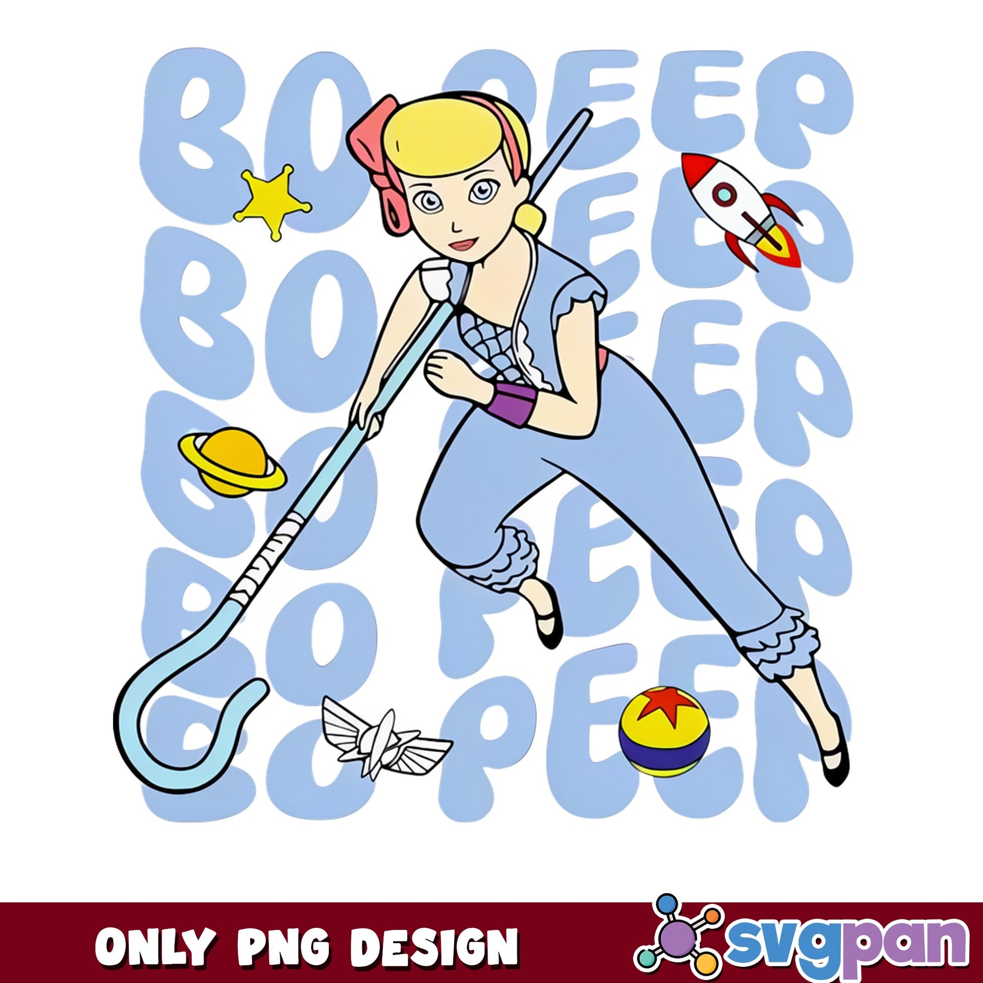 Bo Peep Toy Story PNG, Disney Pixar PNG, Toy Story PNG