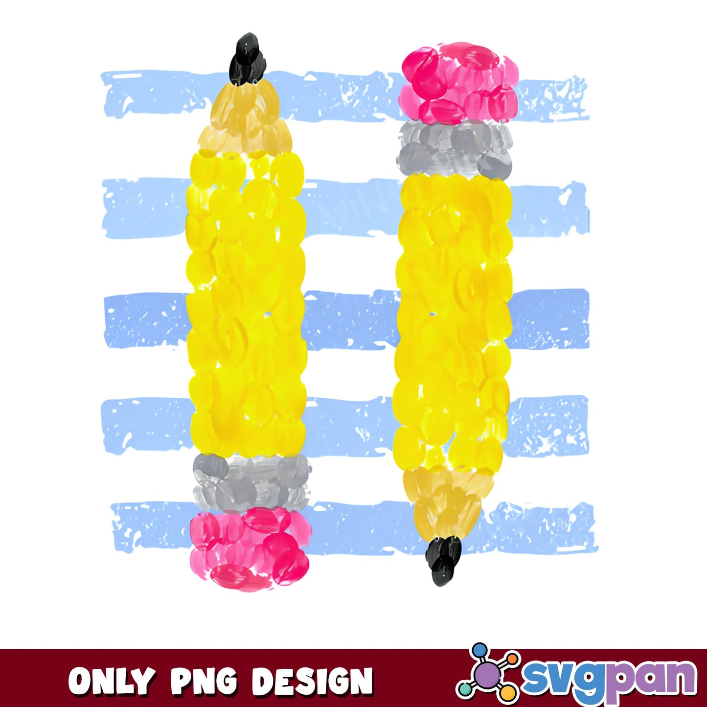 Bogg Bag Pencil Back To School PNG, Teacher PNG, School PNG