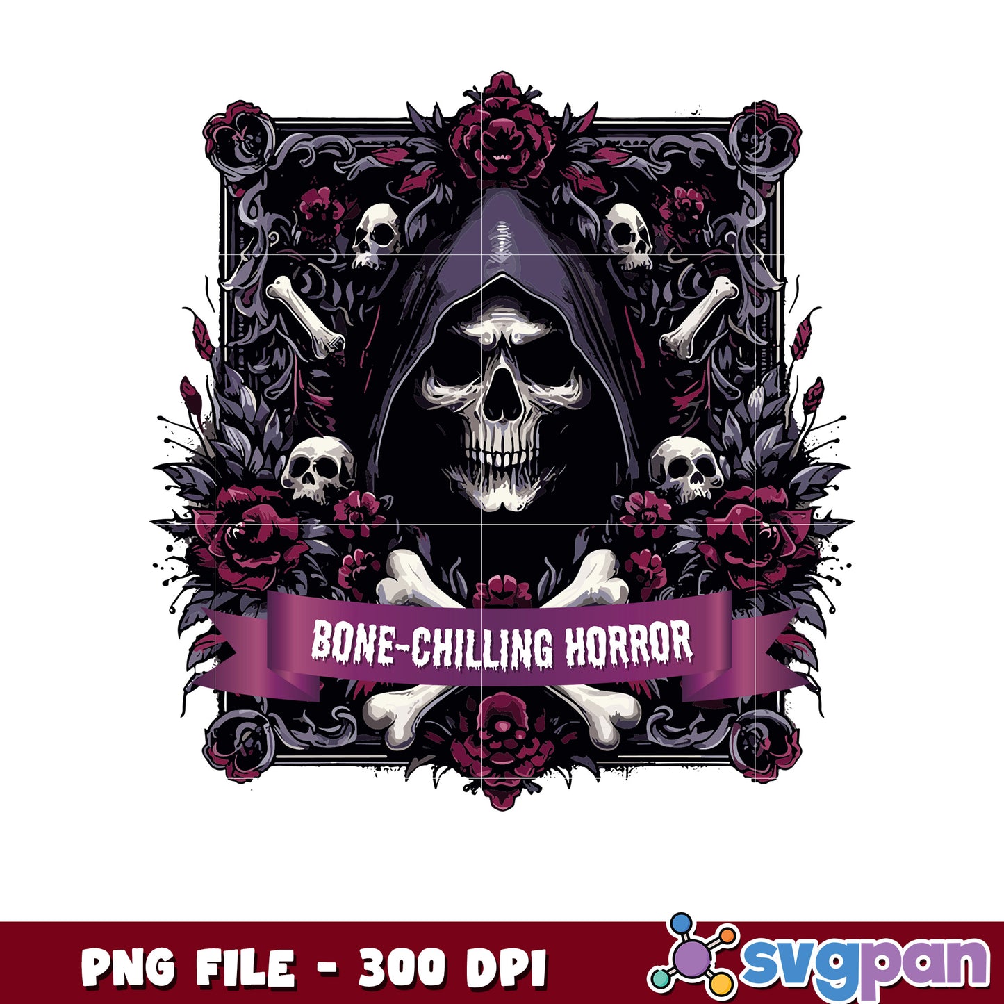 Bone chilling horror png, trick or treat png, halloween songs png