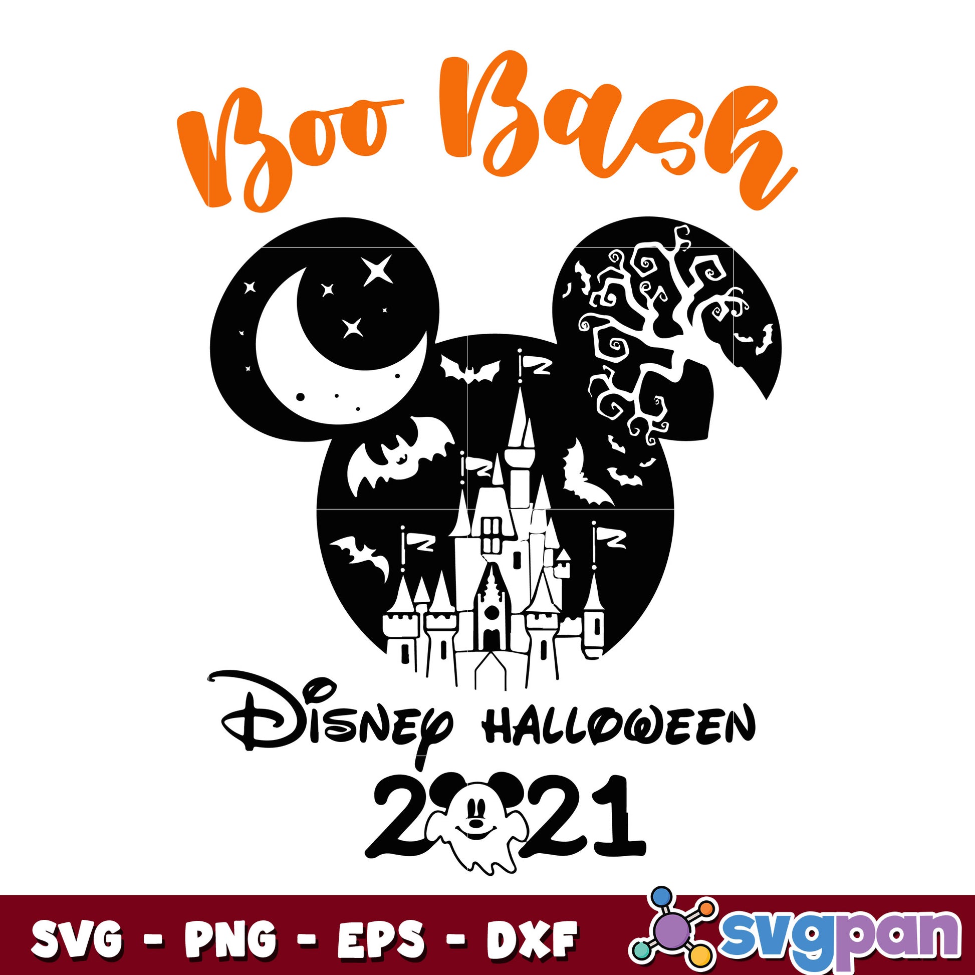 Boo Bash Disney Halloween 2021 svg
