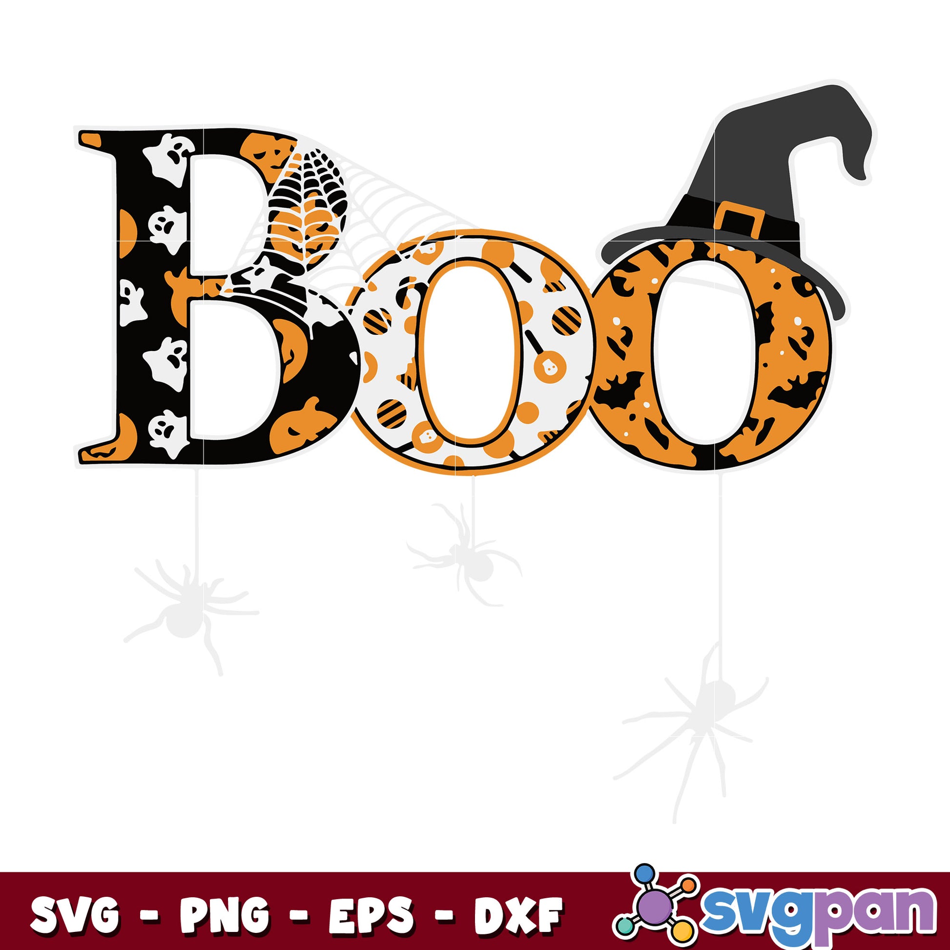 Boo Halloween svg