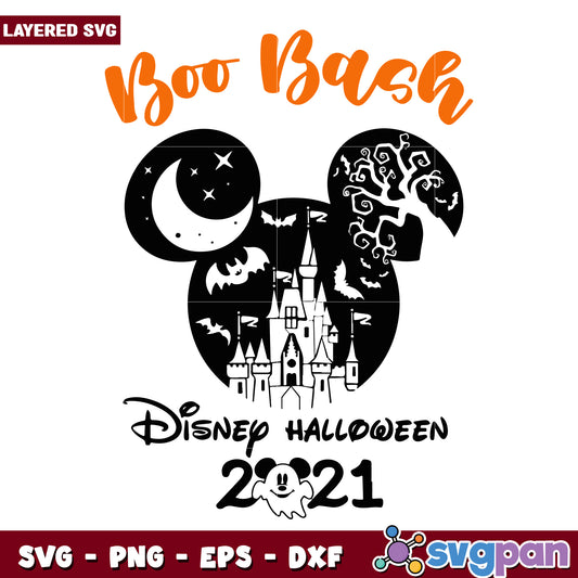 Boo bash disney svg, halloween costumes svg, spirit halloween svg