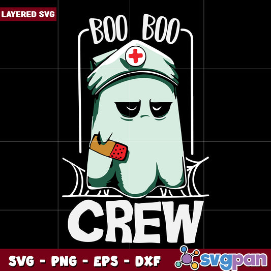 Boo boo crew grumpy ghoul svg, halloween costumes svg, spirit halloween svg