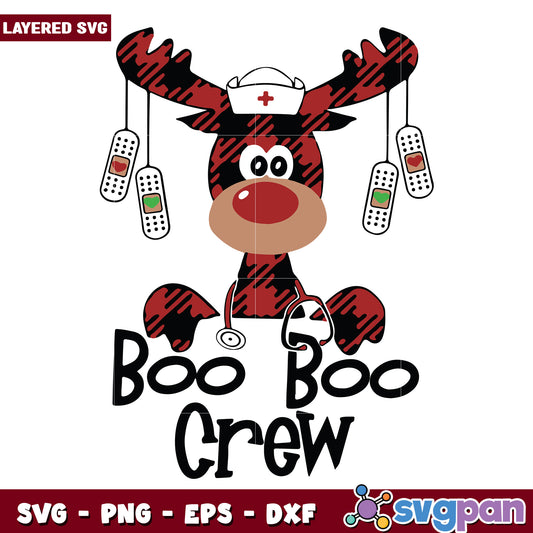 Boo boo crew svg, halloween medical team svg, spooky nurse svg