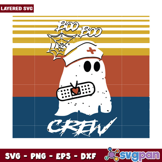 Boo boo crew svg, halloween nurse team svg, spooky medical crew svg