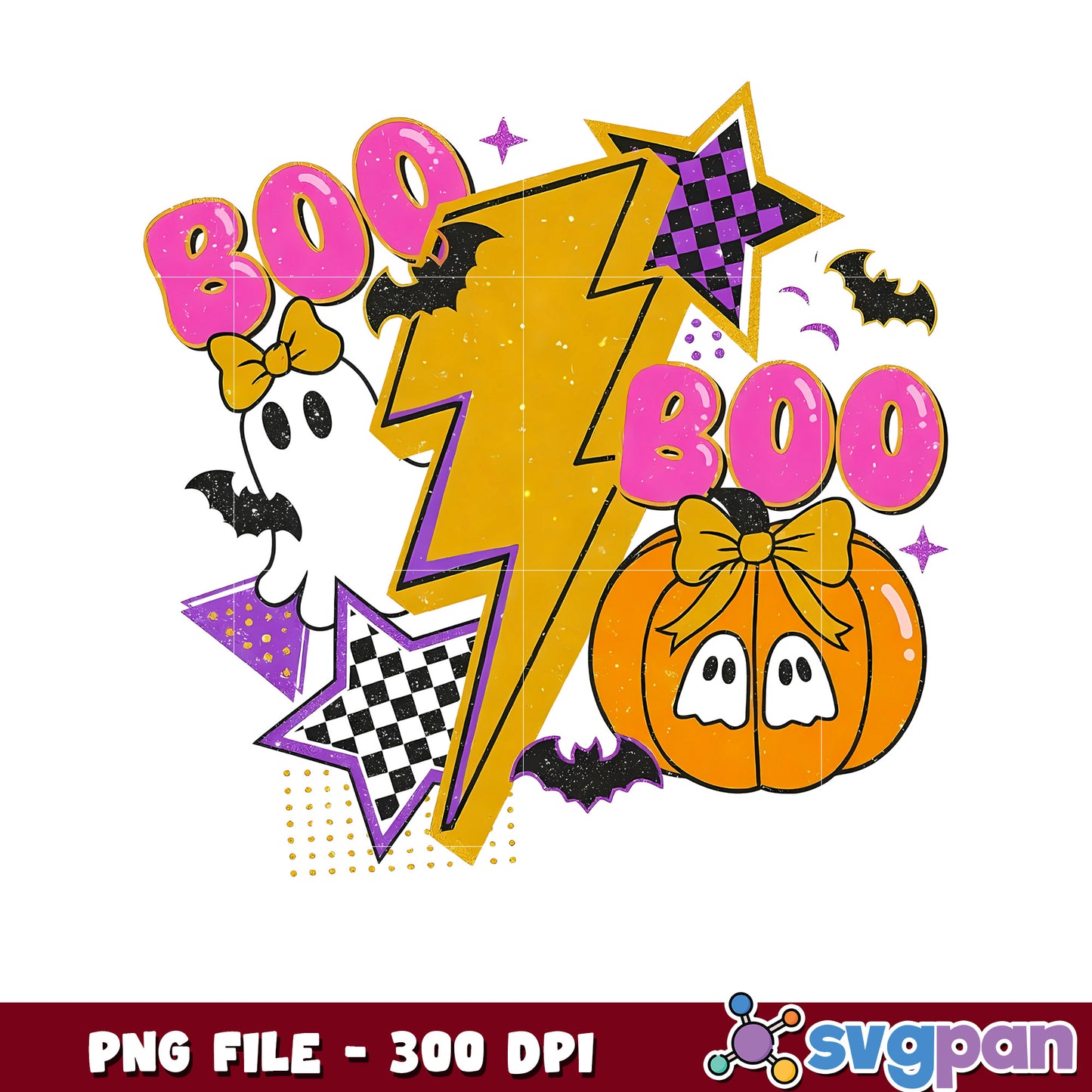 Boo boo halloween png, spooky autumn png, fall season png