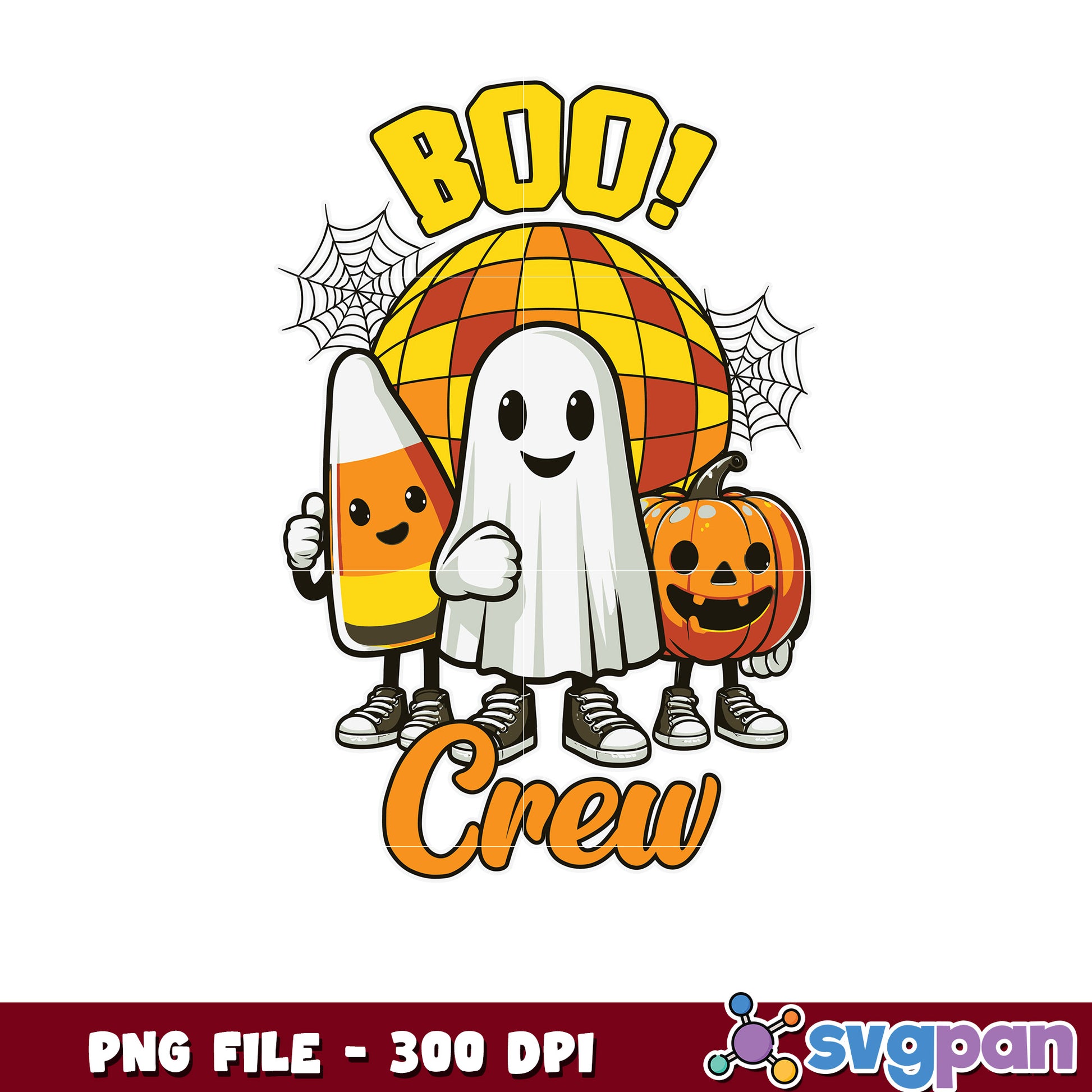 Boo crew png, scary characters png, halloween holiday png