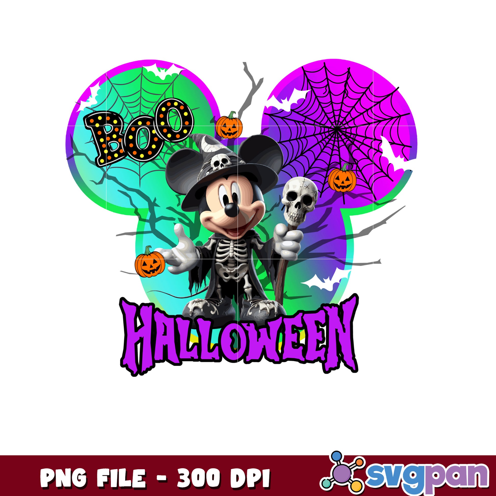 Boo mickey png, halloween background png, halloween candy png