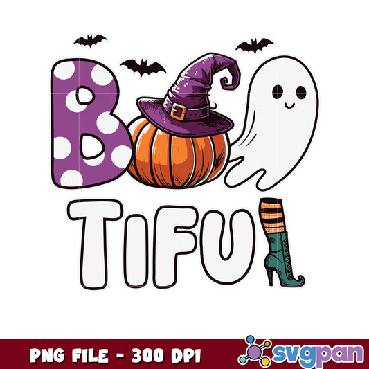 Bootiful png, spirit halloween​ png, spooky autumn png