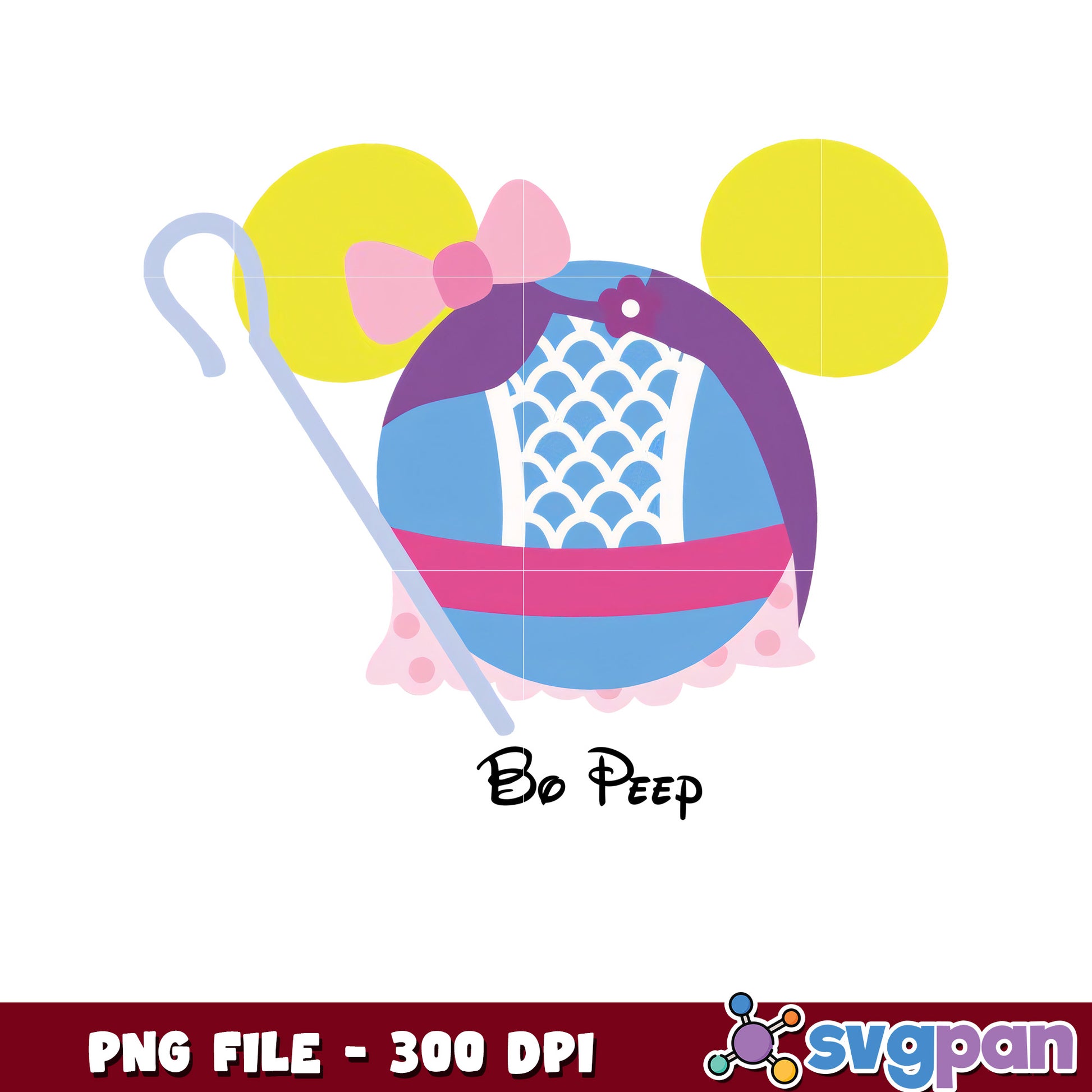 Bo peep minnie toy story png, disney plus png, toy story characters png