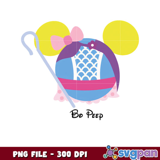 Bo peep minnie toy story png, disney plus png, toy story characters png