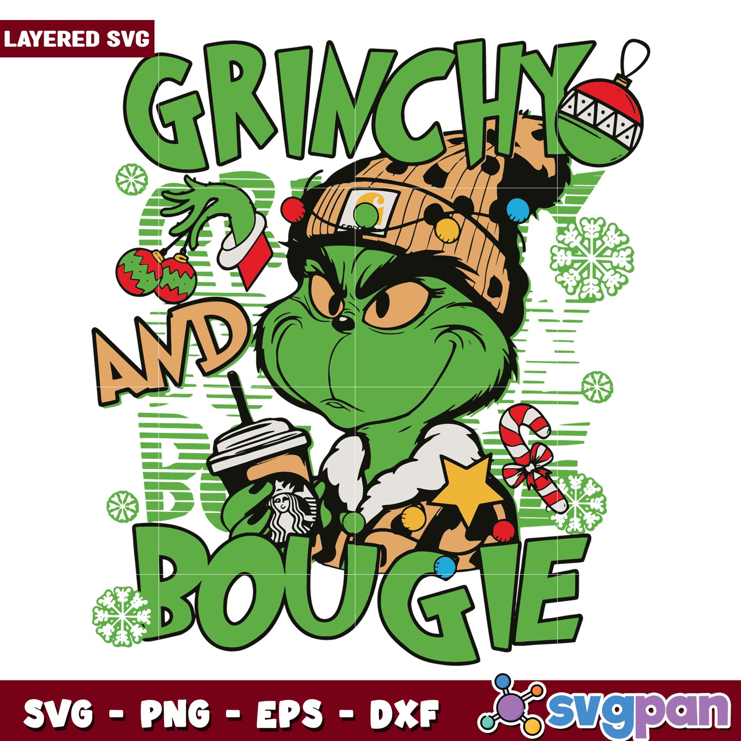 Bougie grinch svg, grinch image svg, funny svg