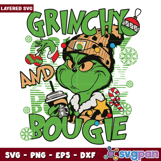 Bougie grinch svg, grinch image svg, funny svg