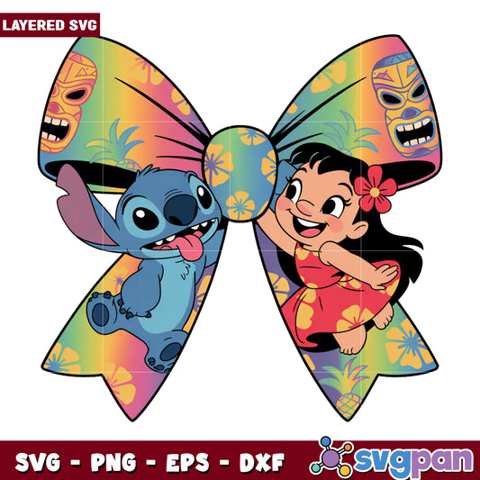 Bow tie lilo and stitch  png, disney cartoons png, lilo and stitch png