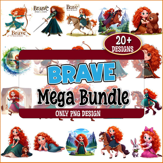 Brave and desire png bundle