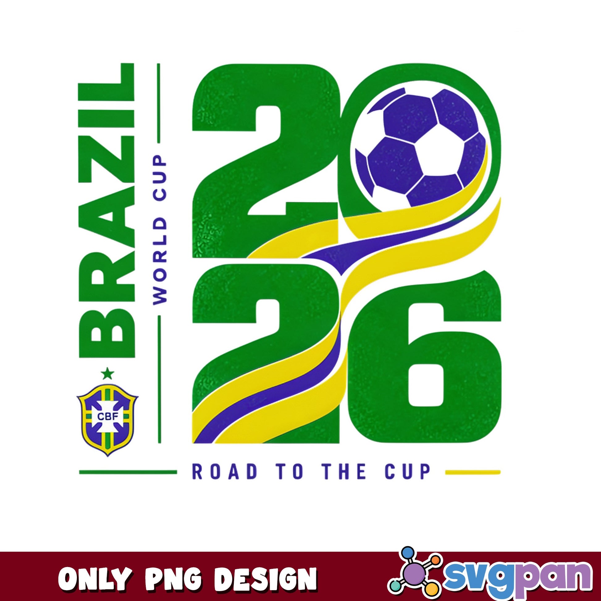 Brazil World Cup 2026 PNG, Road To The Cup PNG, Soccer PNG