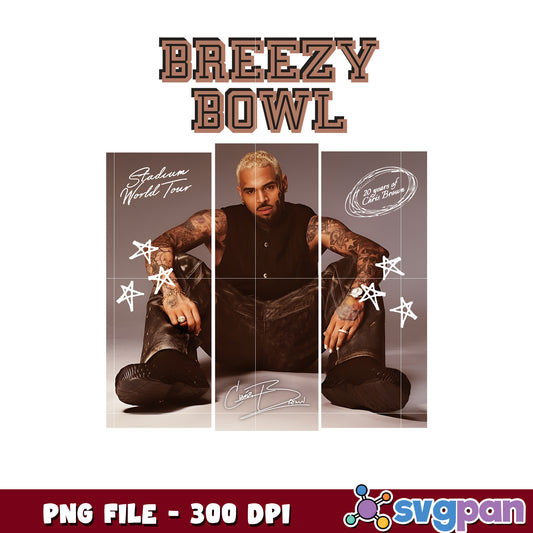 Breezy bowl christ brown xx png, christ brown tour png, pop music png