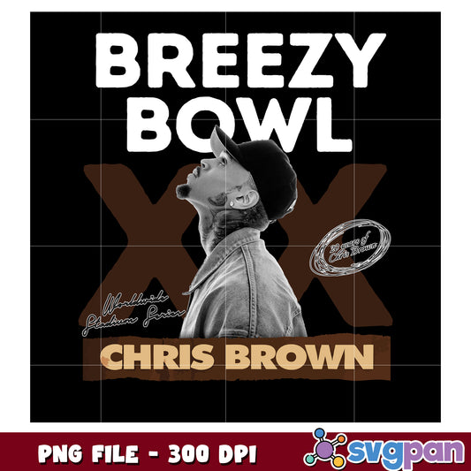 Breezy bowl christ logo png, christ brown tour png, pop music png