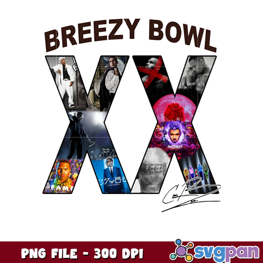 Breezy bowl xx png, christ brown tour png, pop music png